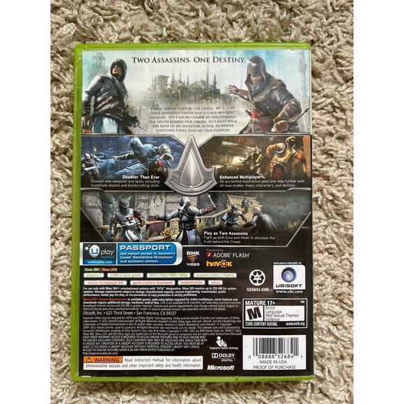 Assassin’s Creed Revelations (XBOX 360) - Picture 2 of 4